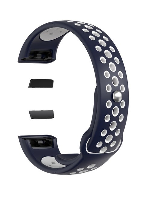 Replacement Strap For Huawei Band 6 Navy/White