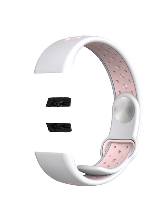 FITME Replacement Strap For Huawei Band 6 White/Pink - Image 2