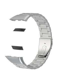 FITME Replacement Metal Strap For Huawei Band 6 Silver  - Image 2