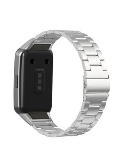 FITME Replacement Metal Strap For Huawei Band 6 Silver  - Image 4