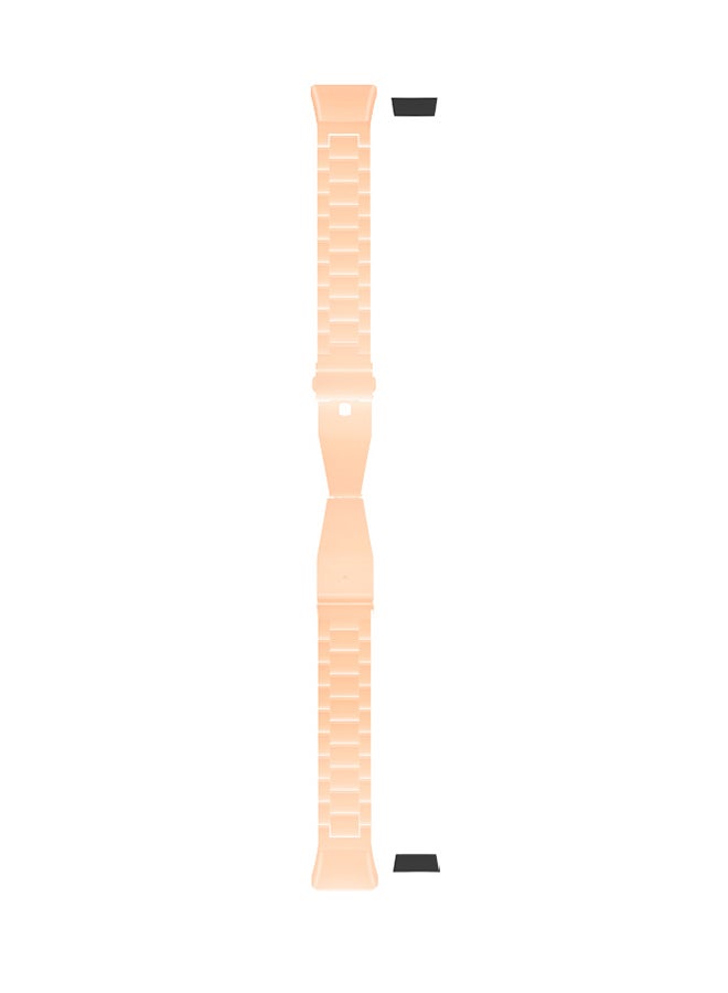 FITME - Replacement Metal Strap For Huawei Band 6 Rose Gold - Image 1