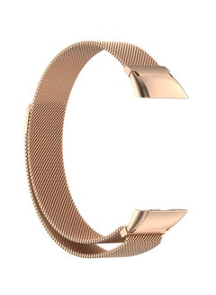 FITME Replacement Milanese Strap For Huawei Band 6 Rose Gold  - Image 2