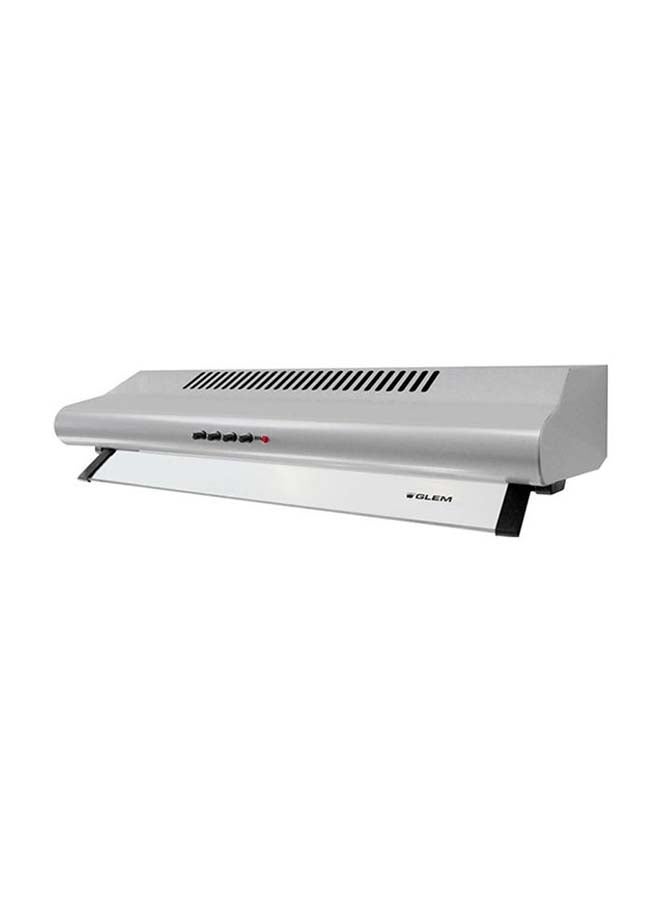 GLEM Horizontal Chimney Hood 320 W GHC93IX Silver - Image 2