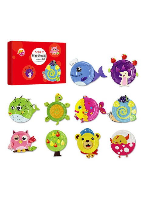 DIY Fashion Paper Plate Art Kit 29.5x20x3.5cm