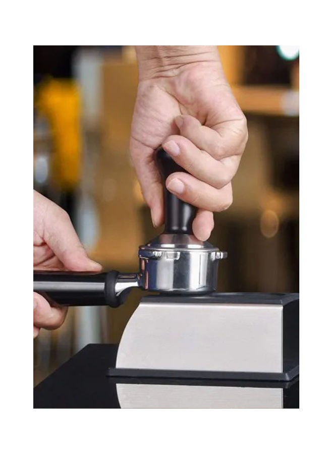 Rock Pow Stainless Steel Espresso Coffee Press Tamper Black/Silver 5.1cm - Image 4