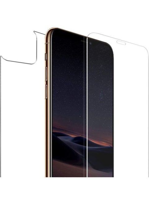 Front And Back Screen Protector For iPhone 12 Pro Clear