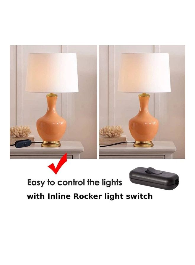 INLINE On/Off Rocker Light Switch Black  - Image 4
