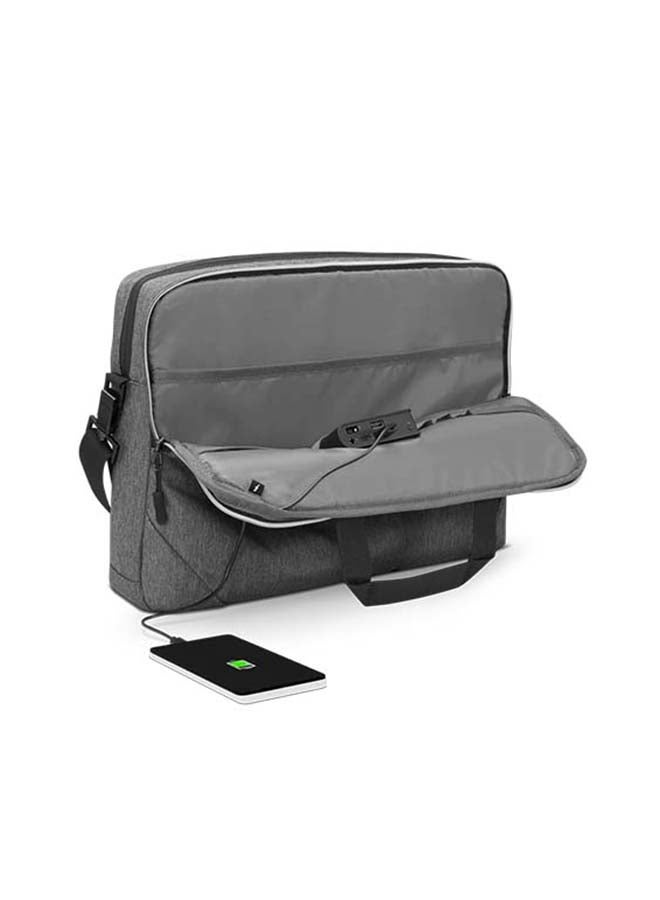Lenovo - Urban Topload T530 15.6" Laptop Bag, Fits Up To 15.6 Inch Laptops, Water Repellent Material, Padded Pc Compartment, Anti Theft Pocket, On The Go Charging Grey - Image 1