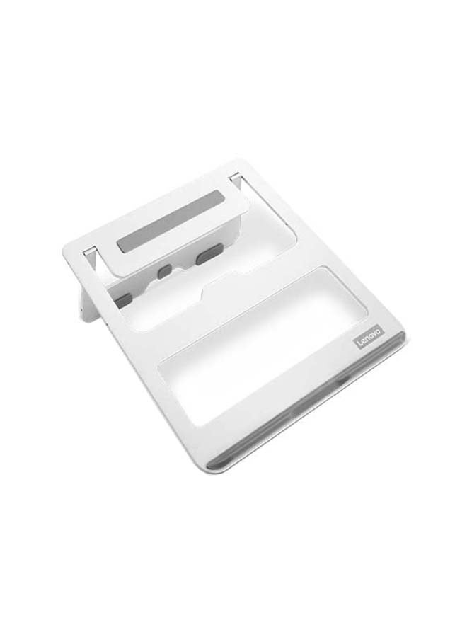 Lenovo Portable Aluminum Laptop Stand White  - Image 1