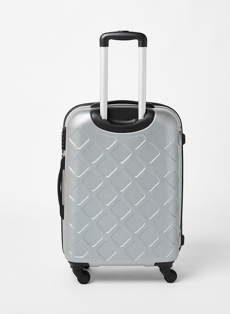 Safari - Medium Mosaic Luggage Trolley Silver - Image 1
