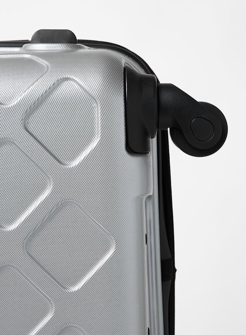 Safari - Medium Mosaic Luggage Trolley Silver - Image 1