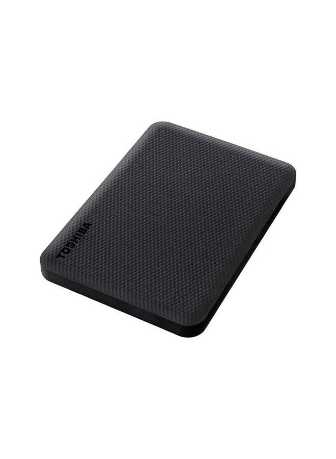 توشيبا - محرك أقراص ثابت محمول Canvio Advance سعة 1 تيرابايت بمنفذ USB 3.2 من الجيل الأول مع خاصية النسخ الاحتياطي التلقائي باللون الأسود - HDTCA10EK3AA - Image 1