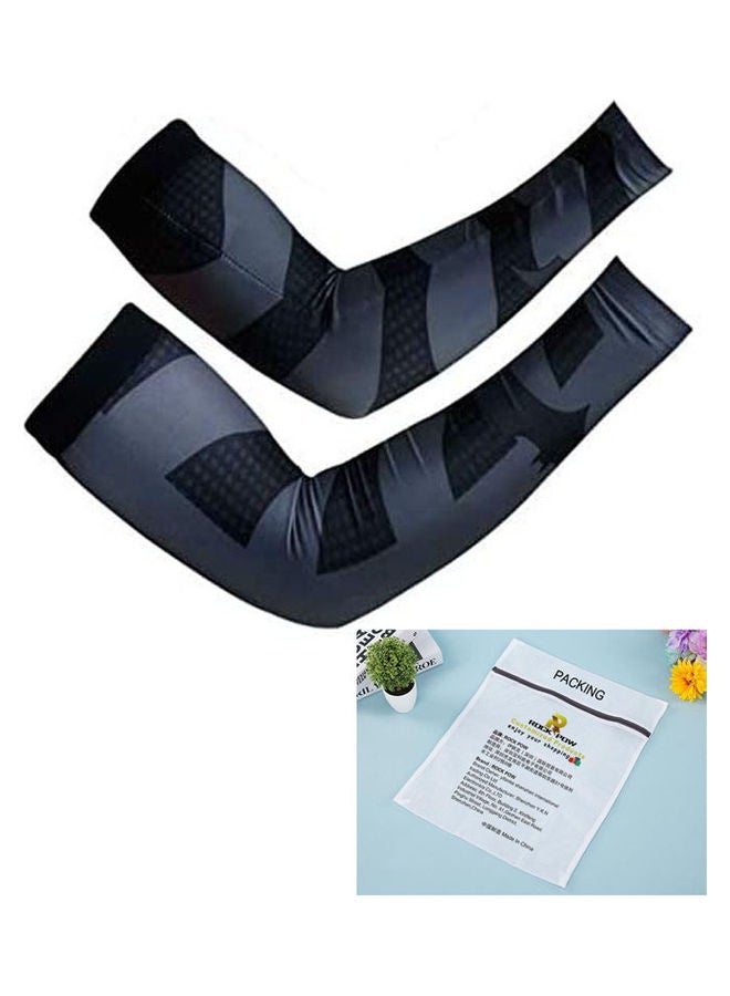 Rock Pow - Unisex Compression Fit Cooling Arm Sleeves UV Protection 0.1kg - Image 1