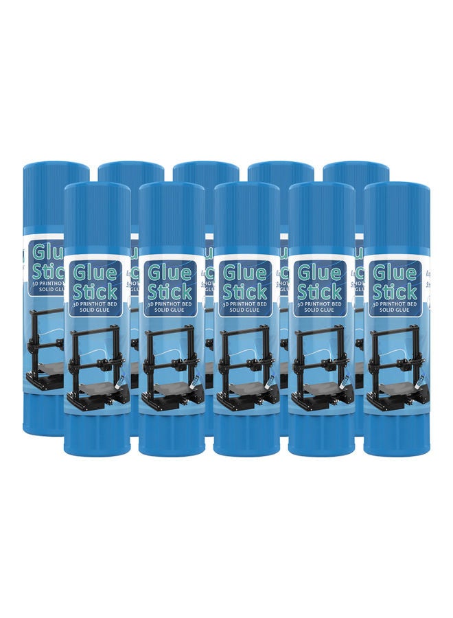 10-Piece 3D Printer Glue Sticks White  - Image 1