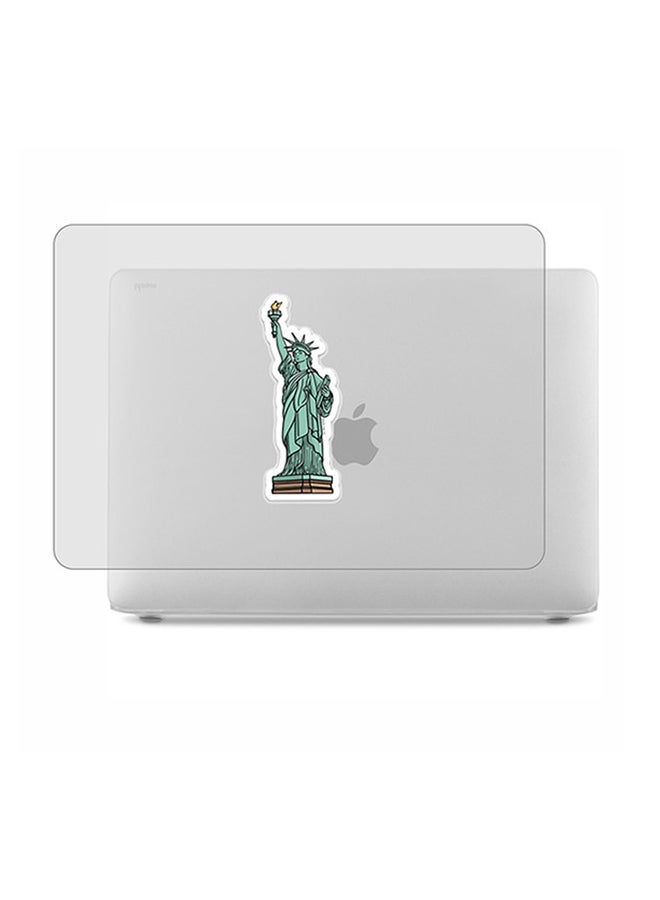 Theodor Printed Protective Hardshell Rubberized Case Cover For MacBook Air Silver - Image 1