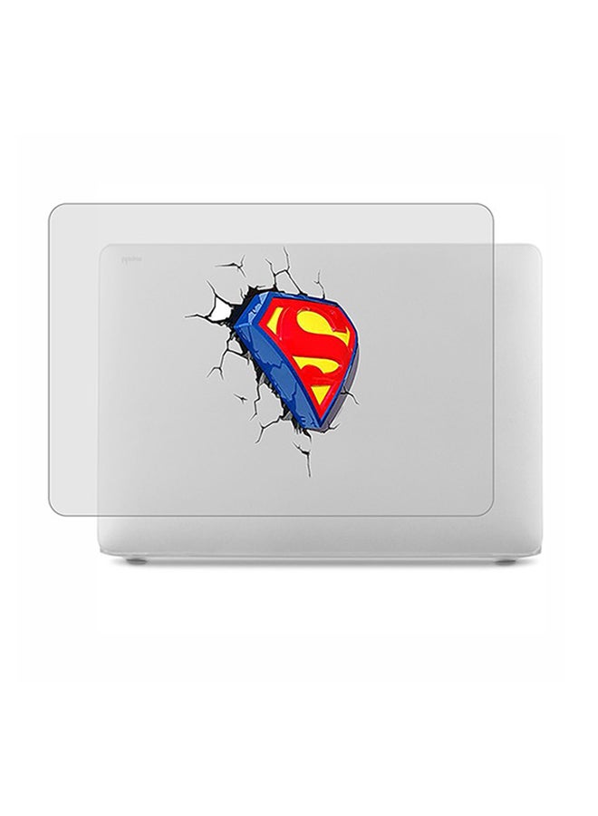Theodor Printed Protective Hardshell Rubberized Case Cover For MacBook Air Silver - Image 1