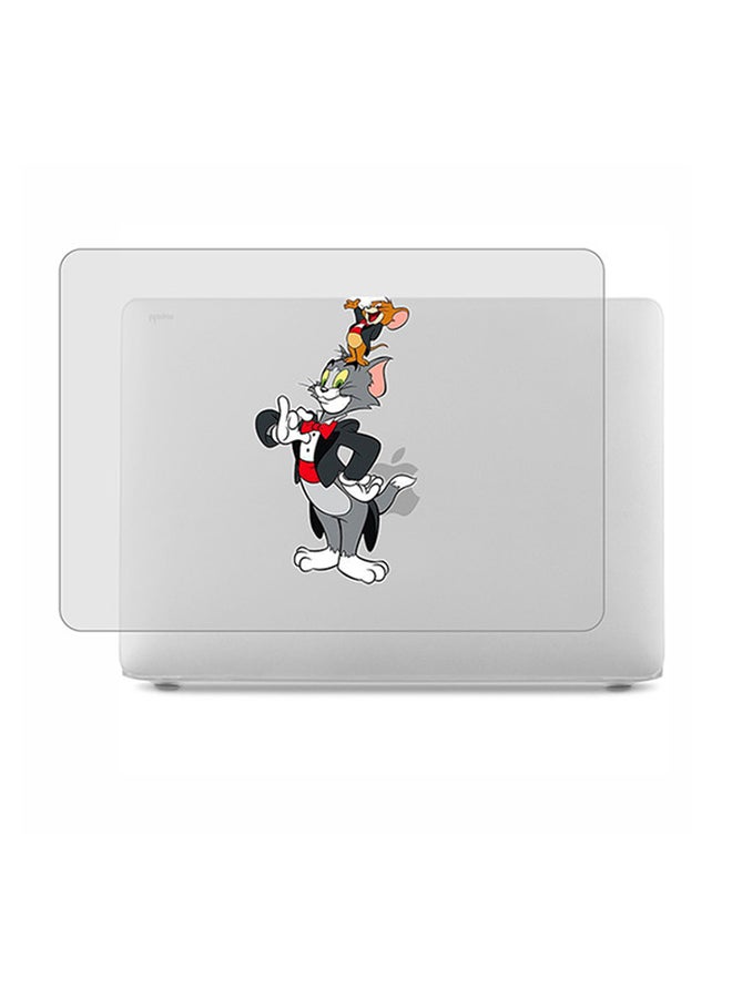 Theodor Printed Protective Hardshell Rubberized Case Cover For MacBook Air Silver - Image 1