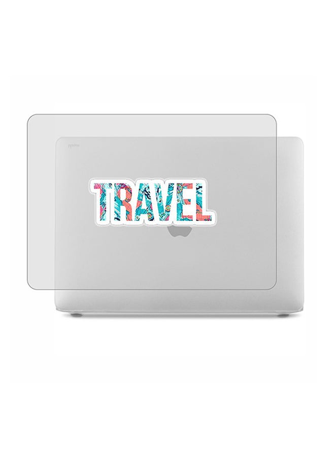 Theodor Printed Protective Hardshell Rubberized Case Cover For MacBook Air Silver - Image 1