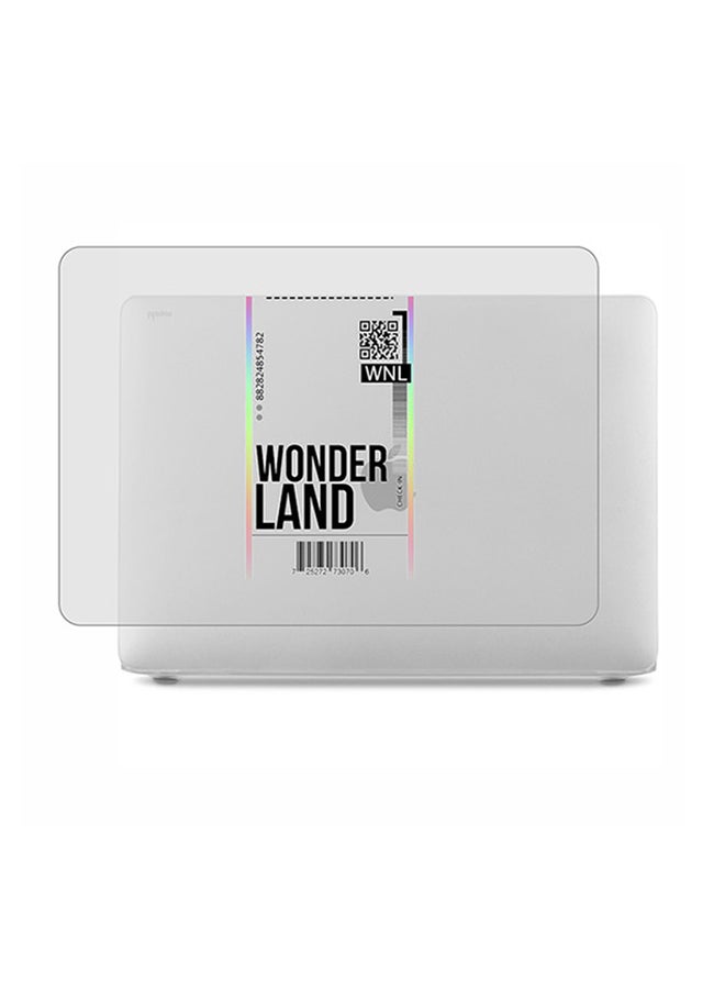 Theodor Printed Protective Hardshell Rubberized Case Cover For MacBook Air Silver - Image 1