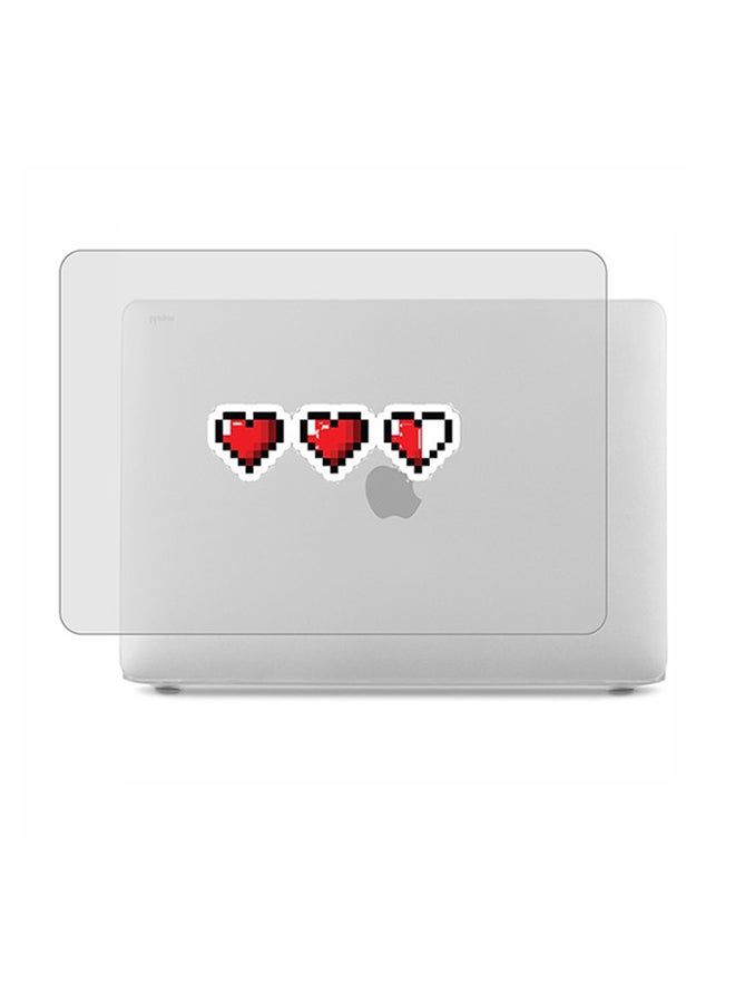 Theodor 2-Piece Protective Hardshell Rubberized Case Cover For MacBook Pro Silver - Image 1