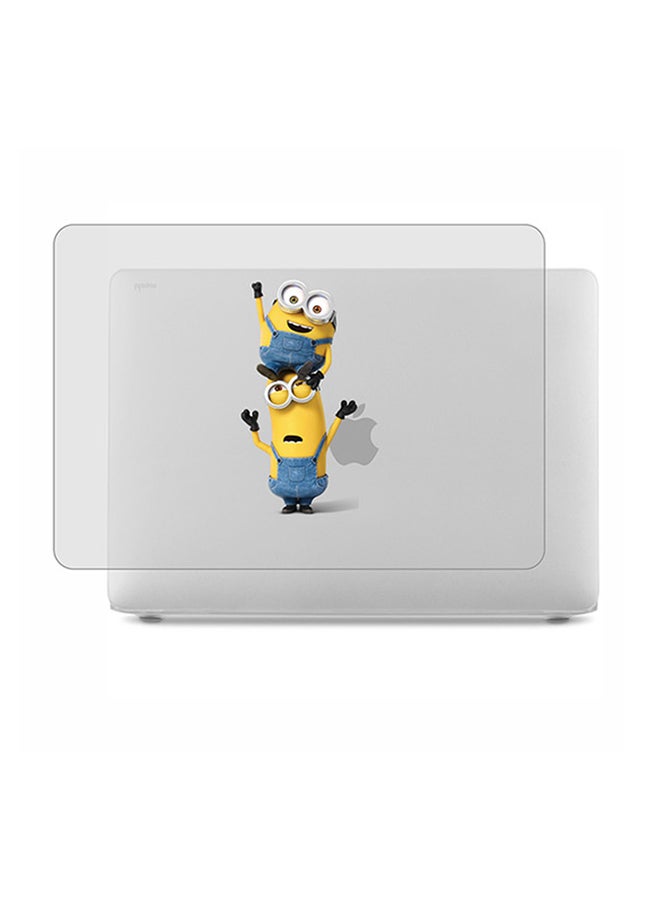 Theodor 2-Piece Protective Hardshell Rubberized Case Cover For MacBook Pro Silver - Image 1