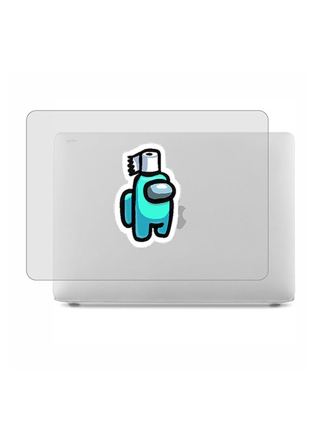 Theodor 2-Piece Protective Hardshell Rubberized Case Cover For MacBook Pro Silver - Image 1