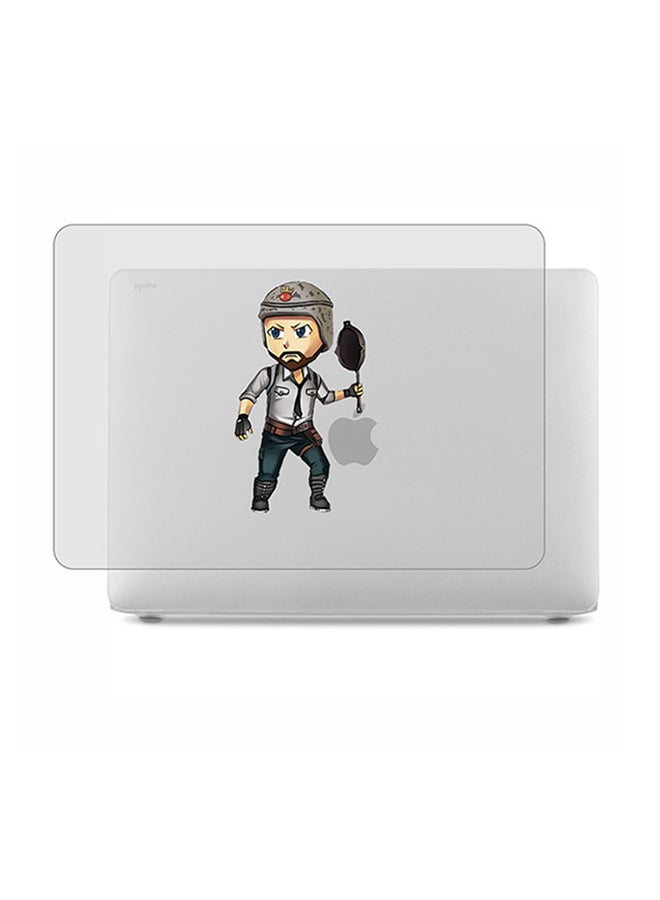 Theodor 2-Piece Protective Hardshell Rubberized Case Cover For MacBook Pro Silver - Image 1