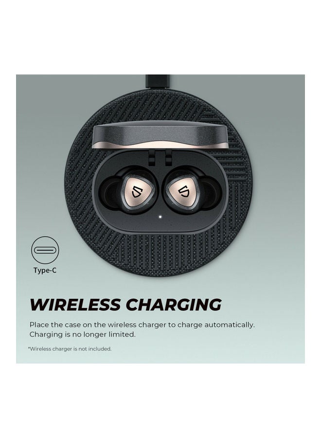 SoundPEATS - Sonic Pro True Wireless Earbuds Black - Image 1