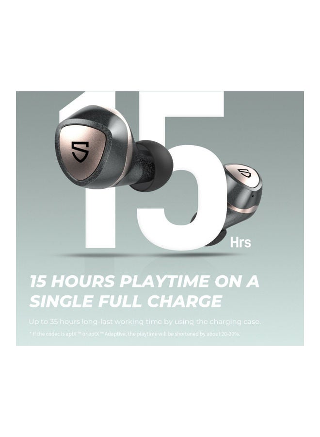 SoundPEATS - Sonic Pro True Wireless Earbuds Black - Image 1