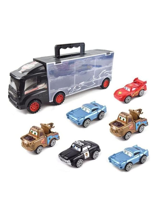 7 Piece Car Transport Truck Set 32.3cm - Image 2