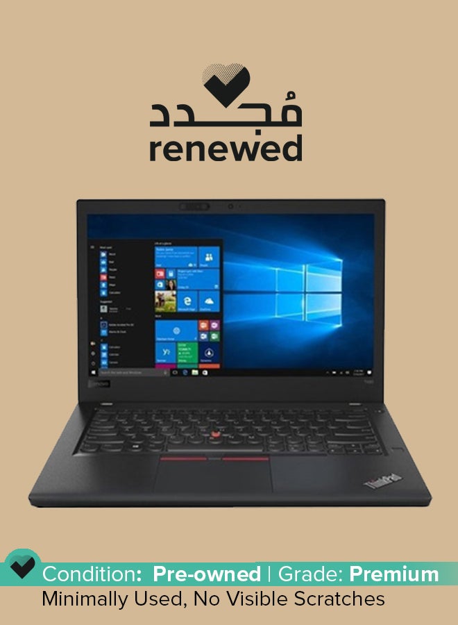 Lenovo - Renewed - Thinkpad T480 (2020) Laptop With 14-Inch Display, Intel Core i7 Processor/8th Gen/16GB RAM/512GB SSD/Intel HD Graphics With English Keyboard English Black - Image 1