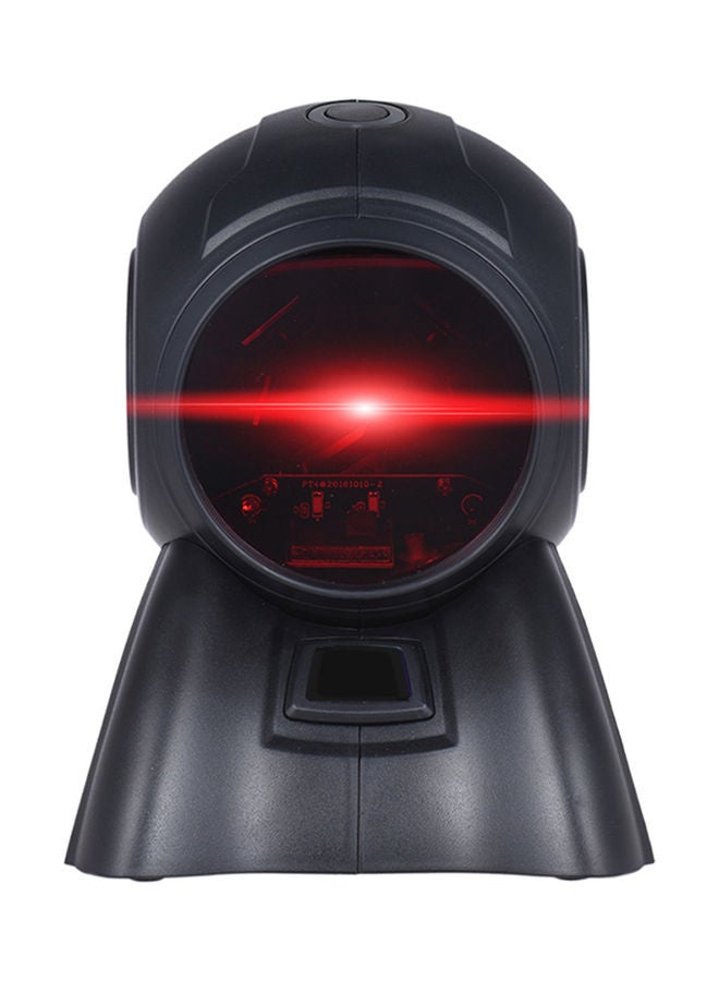 ماركة غير محددة - 20 خطًا متعدد الاتجاهات 1D USB Orbit Barcode Reader قارئ المسح التلقائي باللون الأسود أسود - Image 1