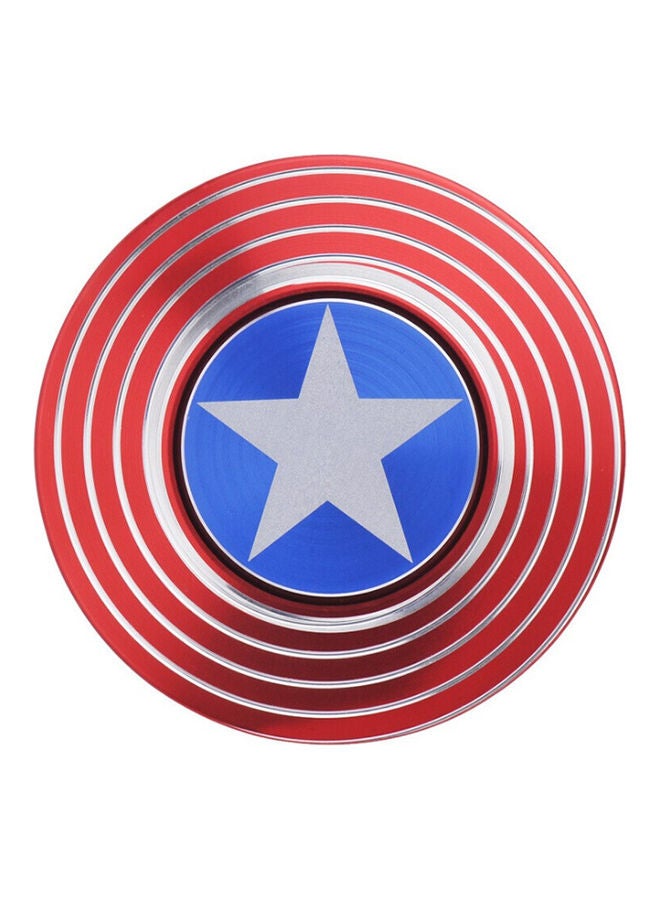 SAPU Captain America Shield Fidget Spinner 6x1.1x1.1cm  - Image 1