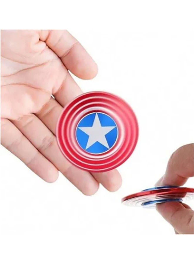 SAPU Captain America Shield Fidget Spinner 6x1.1x1.1cm  - Image 2