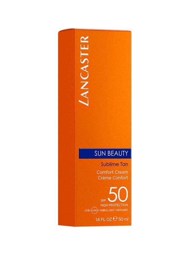 Lancaster Sun Beauty Comfort Touch Cream Gentle Tan SPF 50 50ml - Image 3