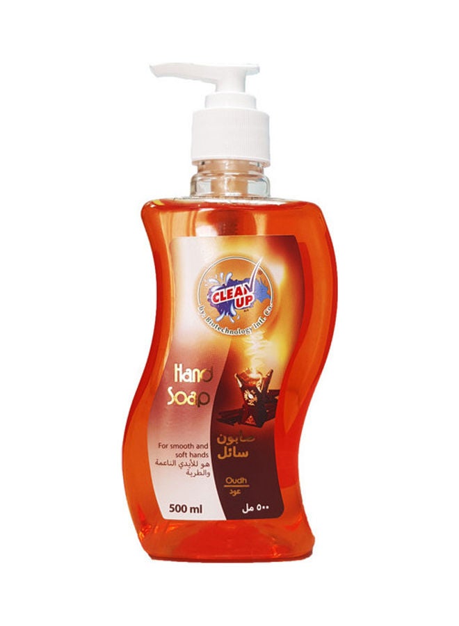 CLEAN UP Pack Of 5 Hand Soap Oudh Orange 500x5.001ml - Image 2