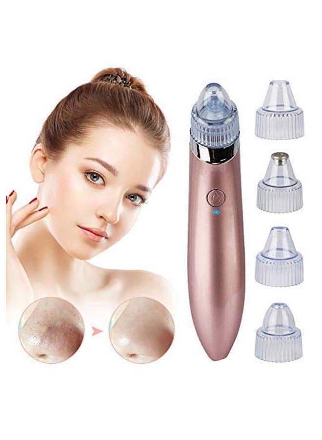 طقم جهاز إزالة الرؤوس السوداء ذهبي مائل إلى الوردي/ شفاف - Image 2