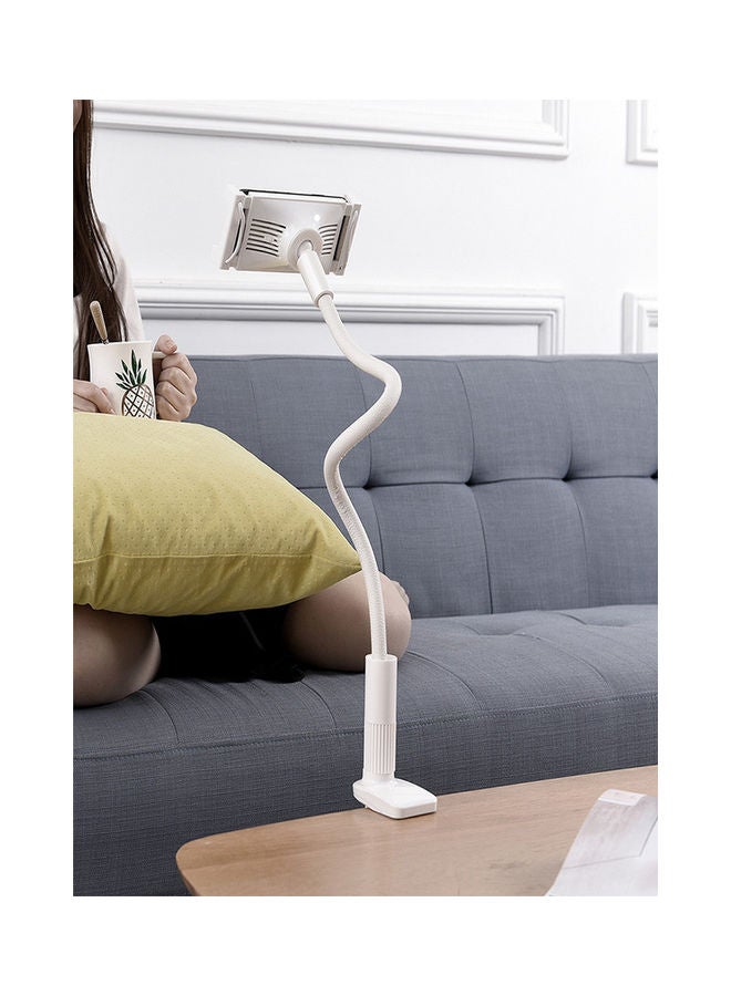 CHOETECH 2 In 1 Flexible Gooseneck Phone Mount & Fast Wireless Charger White - Image 5