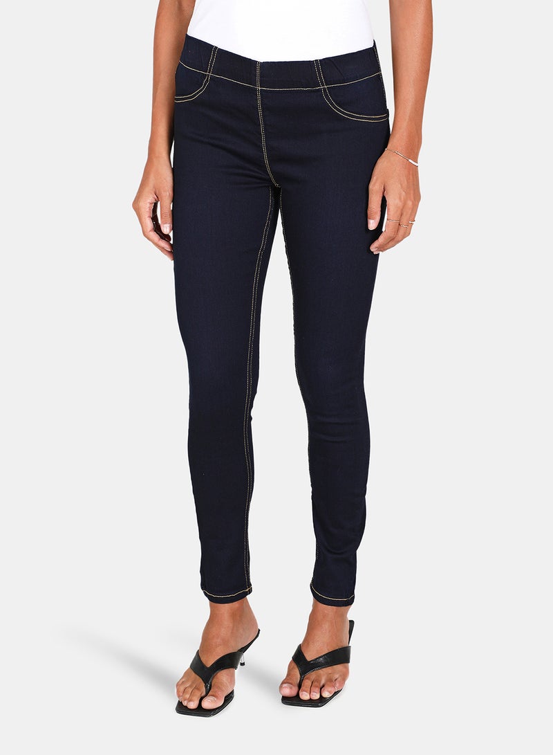 OFFROAD - Basic Jeggings Dark Blue - Image 1