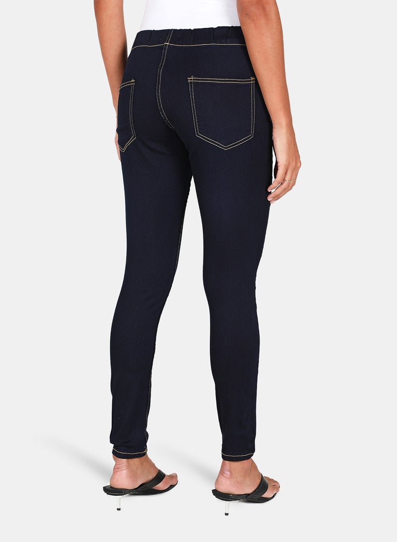 OFFROAD - Basic Jeggings Dark Blue - Image 1