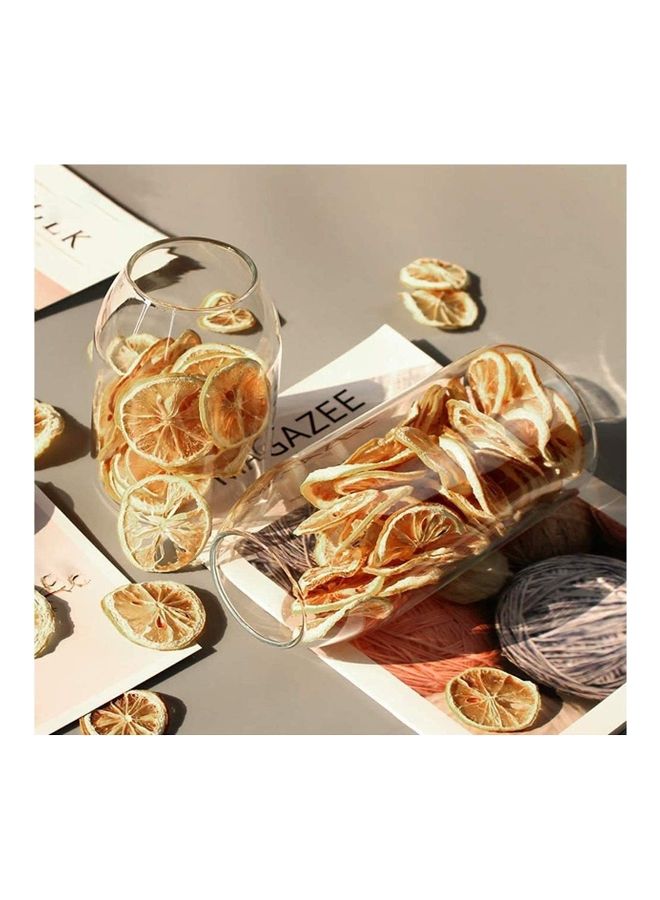 فوفو طقم مرطبانات زجاجية لتخزين الطعام مع غطاء بشكل كرة خشبية مكون من 3 قطع . شفاف 1200ملليلتر - Image 4