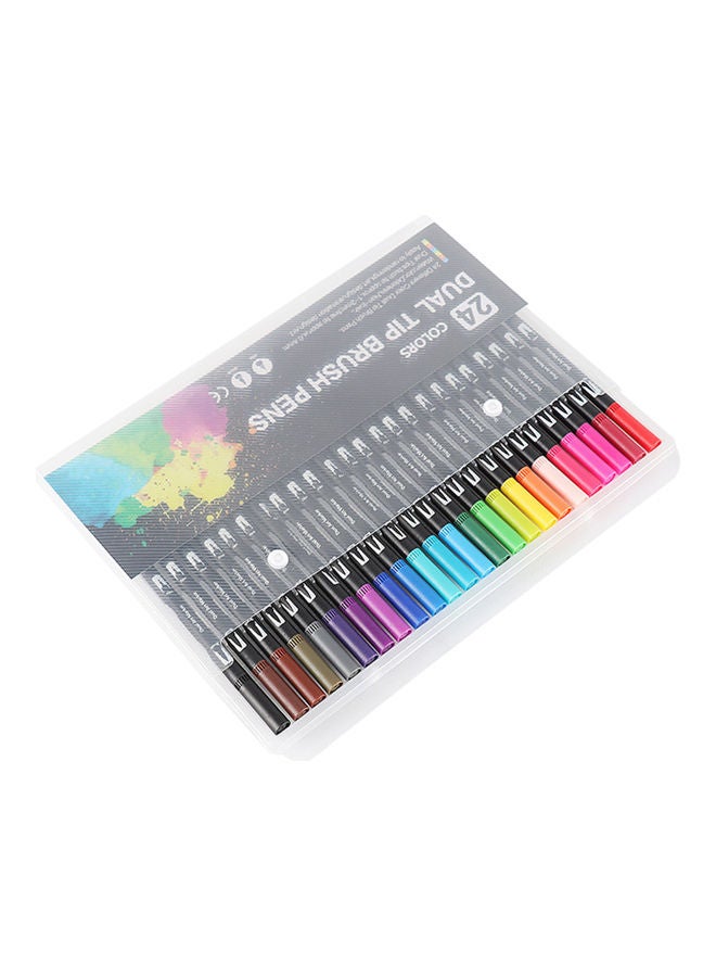 Generic 24-Color Markers Set Multicolour - Image 1