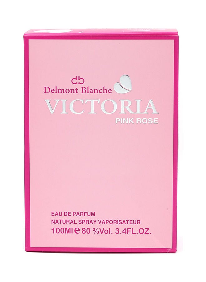 Delmont Blanche - Victoria Rose Gift Set (EDP 100ml, Body Splash 100ml) - Image 1