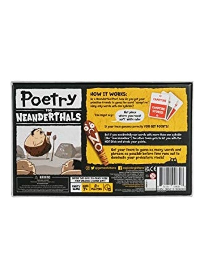 Exploding Kittens LLC Poetry For Neanderthals Card Games 5.24x3.64x7.99inch  - Image 1