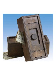 بيتس آند بيسيز Stash Your Cash Secret Puzzle Box 2.28x6.3x2.91inch  - Image 1