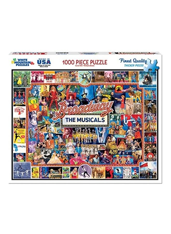WHITE MOUNTAIN - 1000-Piece Mountain Puzzles Broadway - Image 1
