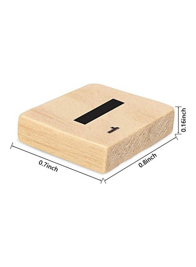 ISKM 500-Piece Wooden Scrabble Tiles - Image 2