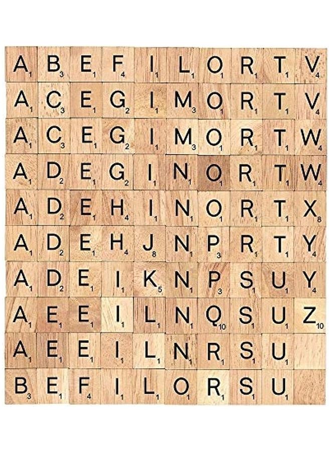 ISKM 500-Piece Wooden Scrabble Tiles - Image 3