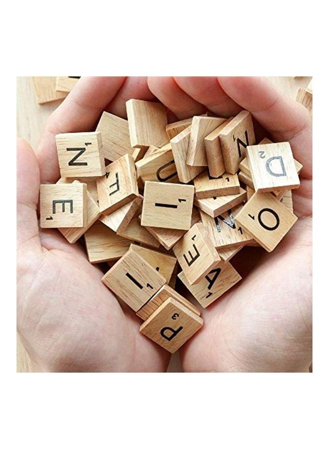 ISKM 500-Piece Wooden Scrabble Tiles - Image 4