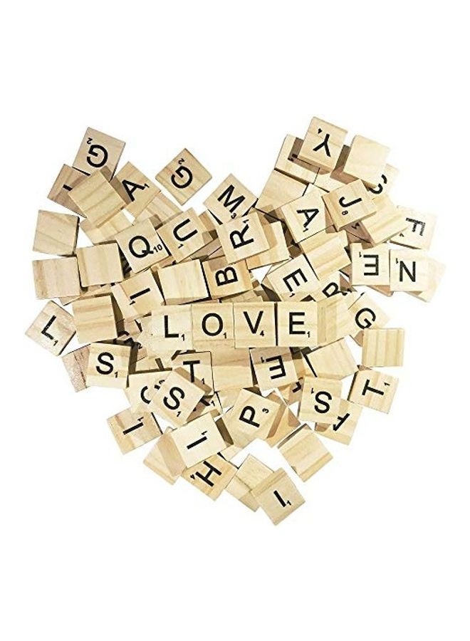 ISKM 500-Piece Wooden Scrabble Tiles - Image 5